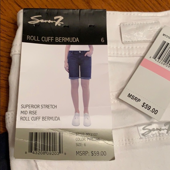 🆕NWT⭐️SEVEN7⭐️Bermuda SHORTS w/Roll Cuff💕 - Picture 3 of 8